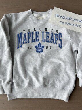 Vintage Toronto Maple Leafs Hockey Sweatshirt, Retro NHL Maple Leafs Shirt Tee